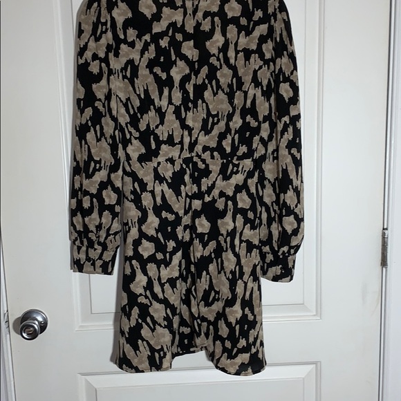 Black and Tan print cocktail dress - Picture 8 of 8